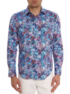 Robert Graham Outer Banks Long Sleeve Button Down Shirt Multi | 283967-NPZ
