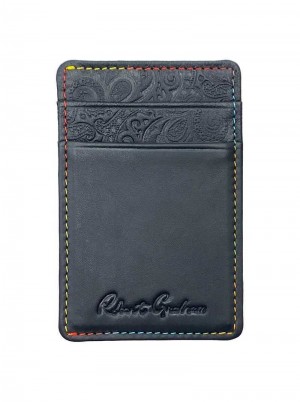Robert Graham Pacey Card Case Schwarz | 160942-GSR