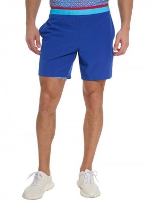 Robert Graham Paddle Sport Short Blau | 376140-NTY