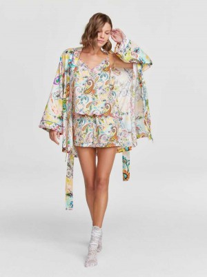 Robert Graham Paisley Robe Multi | 907528-MNP