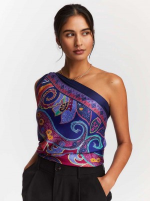 Robert Graham Paisley Swirl Silk Scarf Multi | 620578-JAY