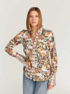 Robert Graham Priscilla Woven Shirt Multi | 915074-ZRE