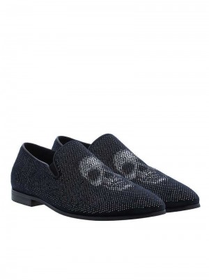 Robert Graham Roxberry Smoking Slipper Schwarz | 386074-DEM