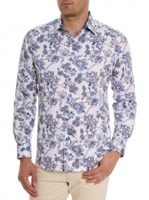 Robert Graham Sea Bloom Long Sleeve Button Down Shirt Classic | 904321-FDS