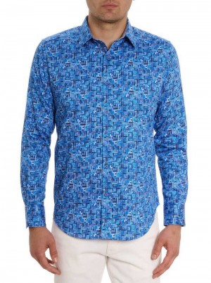 Robert Graham Seas The Day Long Sleeve Button Down Shirt Classic | 806942-GQO