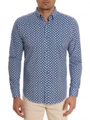 Robert Graham Senan Long Sleeve Knit Shirt Multi | 067953-LHU
