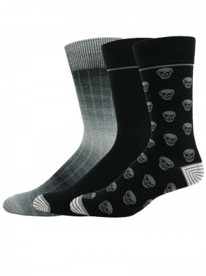 Robert Graham Skull 3 Pack Socks Multi | 123594-WBG