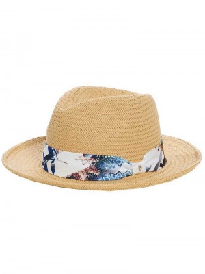 Robert Graham Straw Trilby Natural | 986350-RMJ