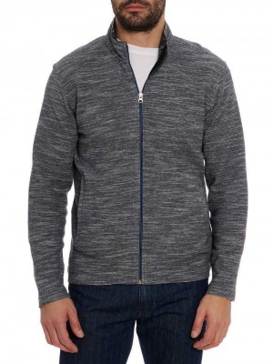 Robert Graham Tablas Long Sleeve Knit Schwarz | 945218-GZT