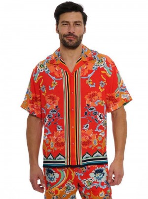 Robert Graham Taj Short Sleeve Button Down Shirt Multi | 274903-UYV