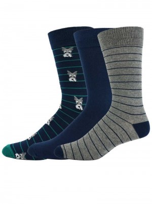 Robert Graham Terrier 3 Pack Socks Multi | 380629-MBI