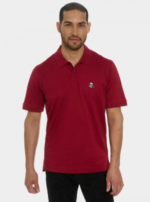 Robert Graham The Player Polo Bordeaux | 903862-JYV