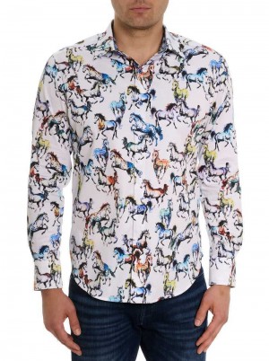 Robert Graham Thoroughbred Long Sleeve Button Down Shirt Multi | 405326-SNT