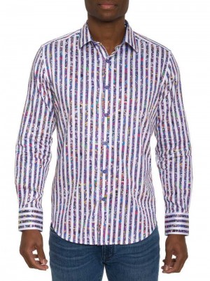 Robert Graham Tonale Long Sleeve Button Down Shirt Multi | 164987-QDX