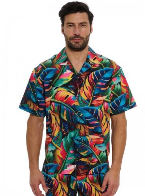 Robert Graham Toucan Short Sleeve Button Down Shirt Multi | 058497-KLH