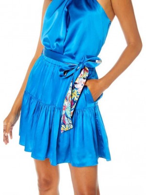 Robert Graham Vanessa Skirt Navy | 368195-UOK