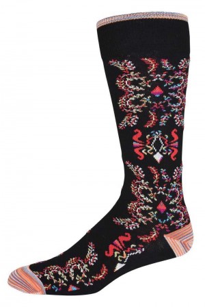 Robert Graham Warsaw Sock Schwarz | 097624-LCK