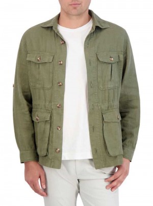 Robert Graham Weston Sahara Jacket Olivgrün | 657021-QCX